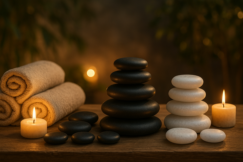 Hot and Cold Stone Massage